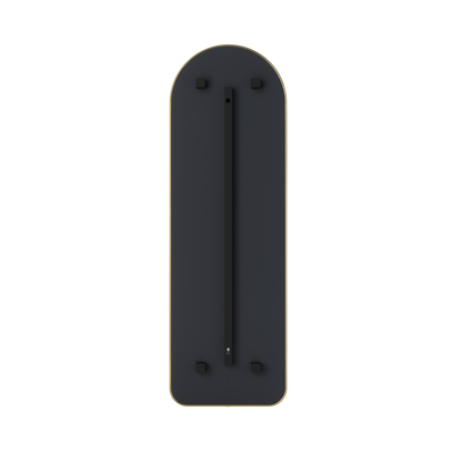 Umbra Hubba Arched 20x62" Mirror | Brass Edge