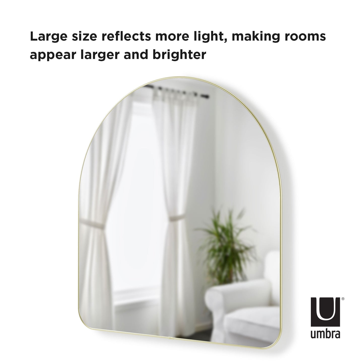 Umbra Arched 34x36" Mirror