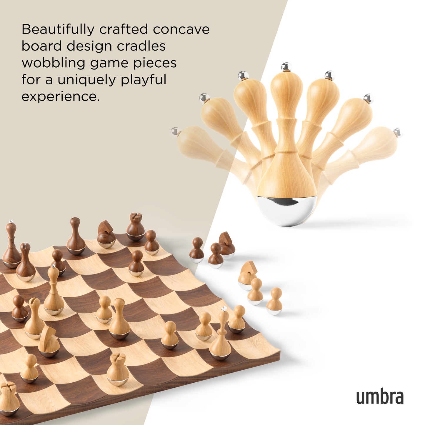 Umbra Wobble Chess Set