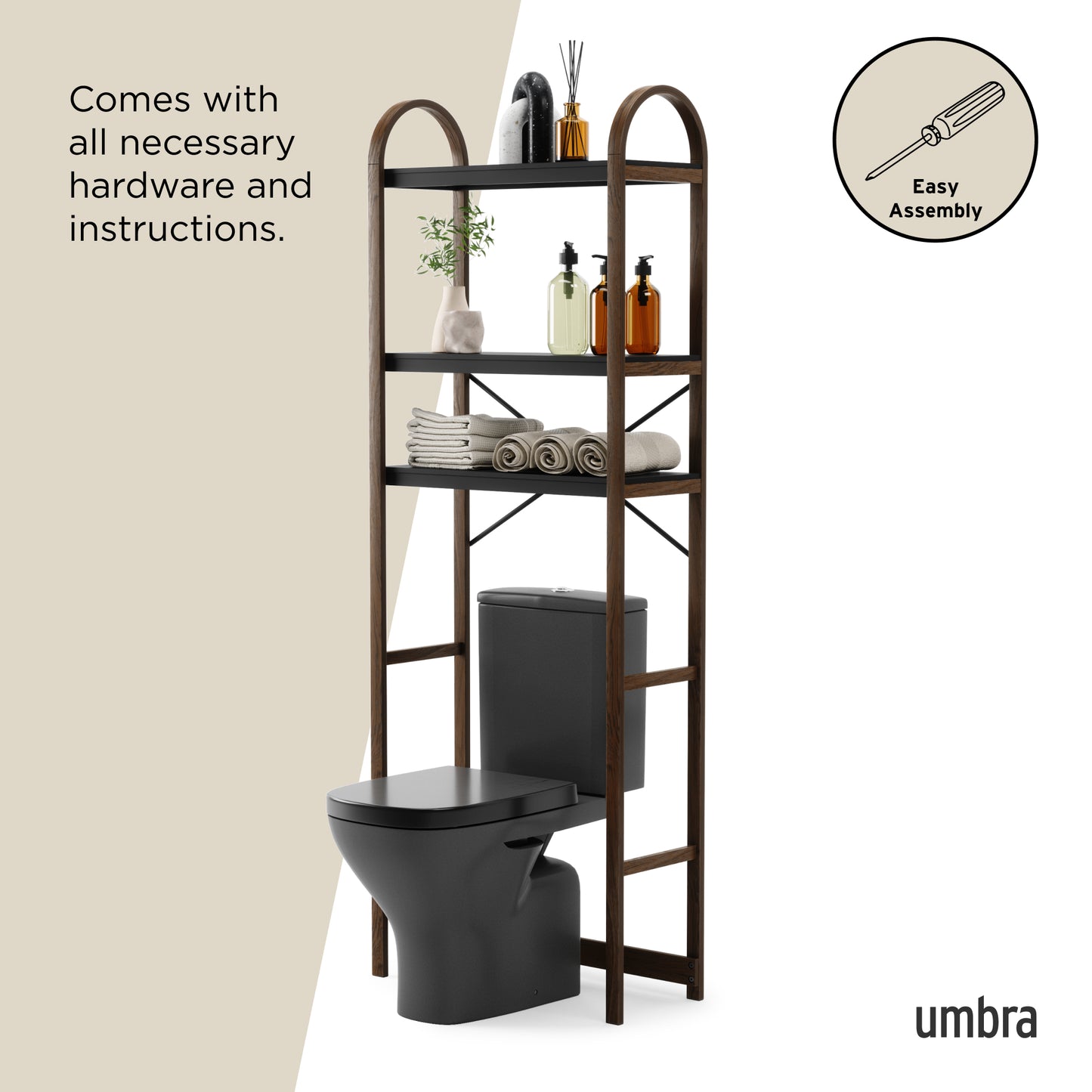 Umbra Bellwood Over the Toilet Shelf