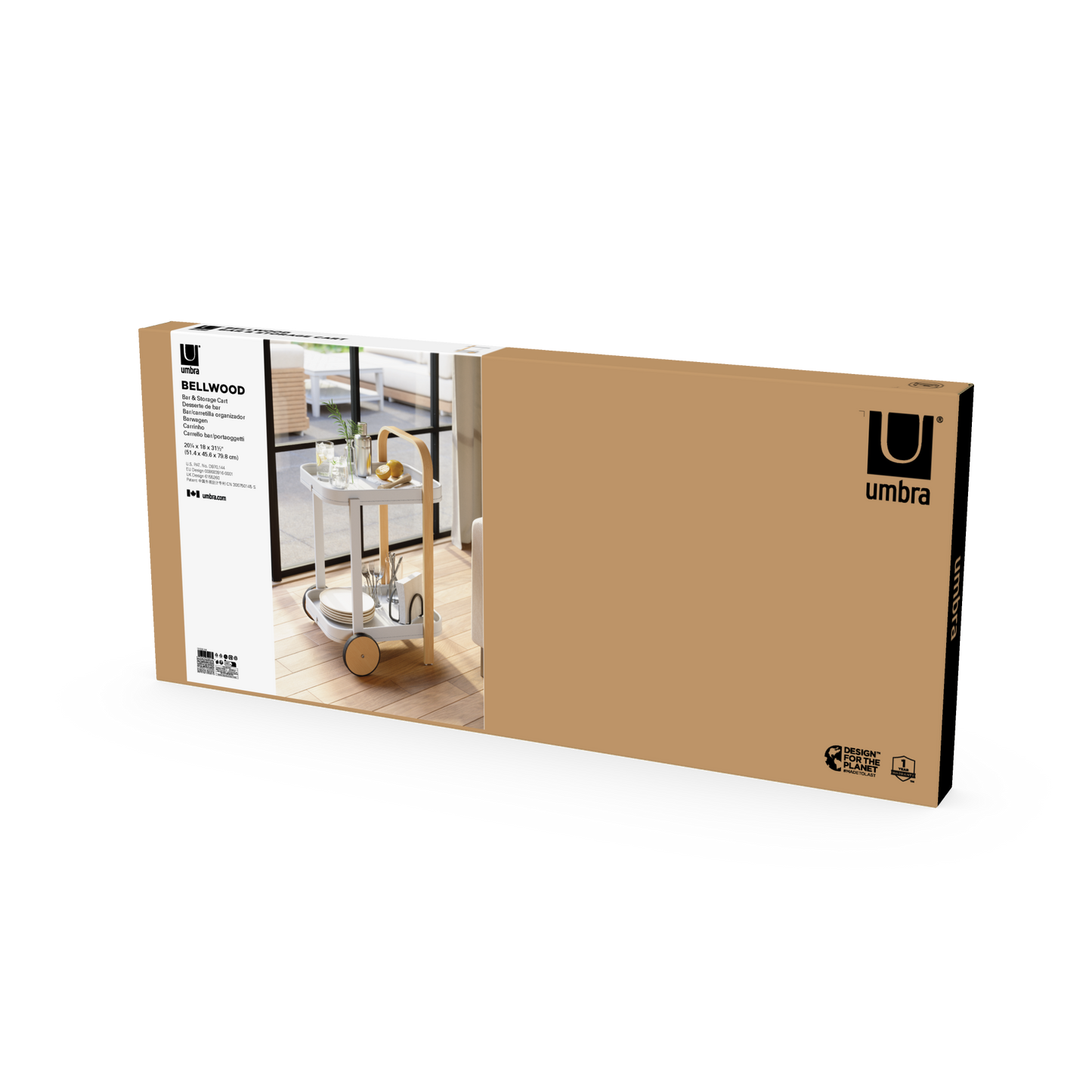 Umbra Bellwood Bar & Storage Cart