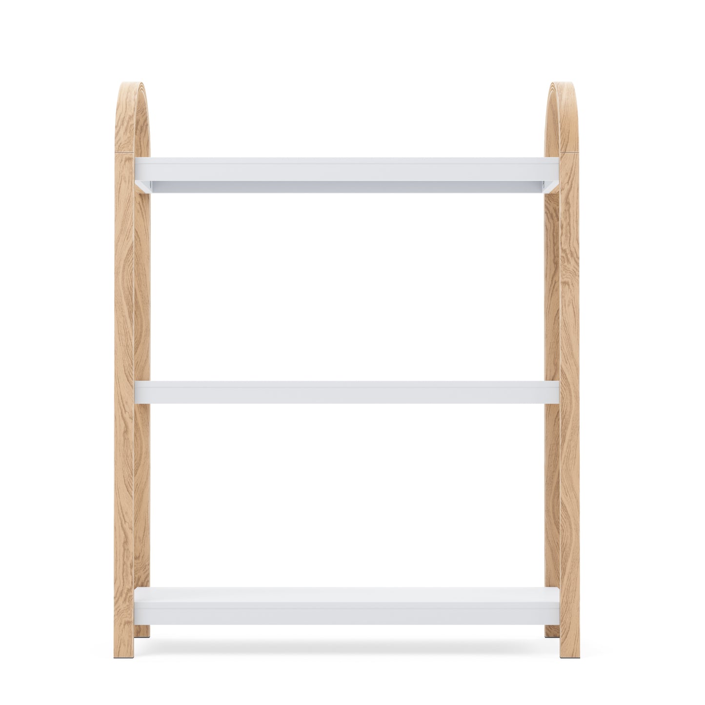 Umbra Bellwood Three Tier Shelf | Natural and White Space-Saving