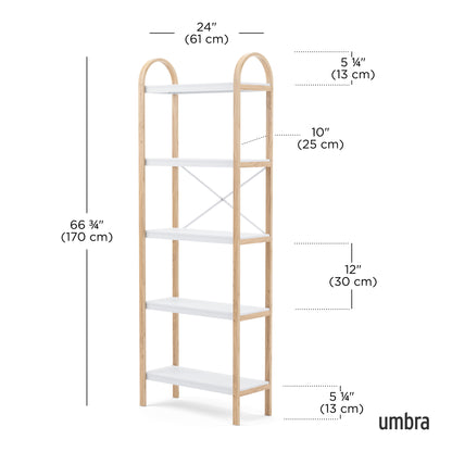 Umbra Bellwood Fiver Tier Shelf