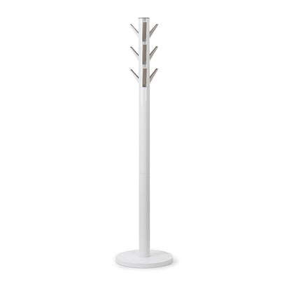 Umbra Flapper Coat Rack | White Wood Good for Small Spaces