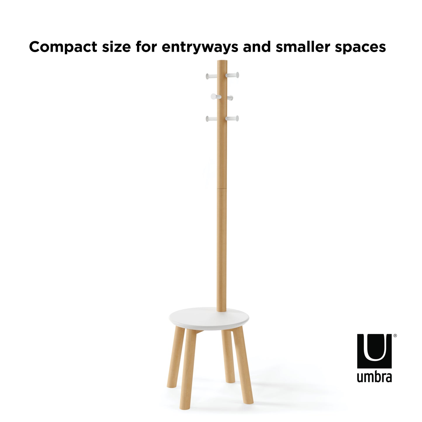Umbra Pillar Stool and Coatrack