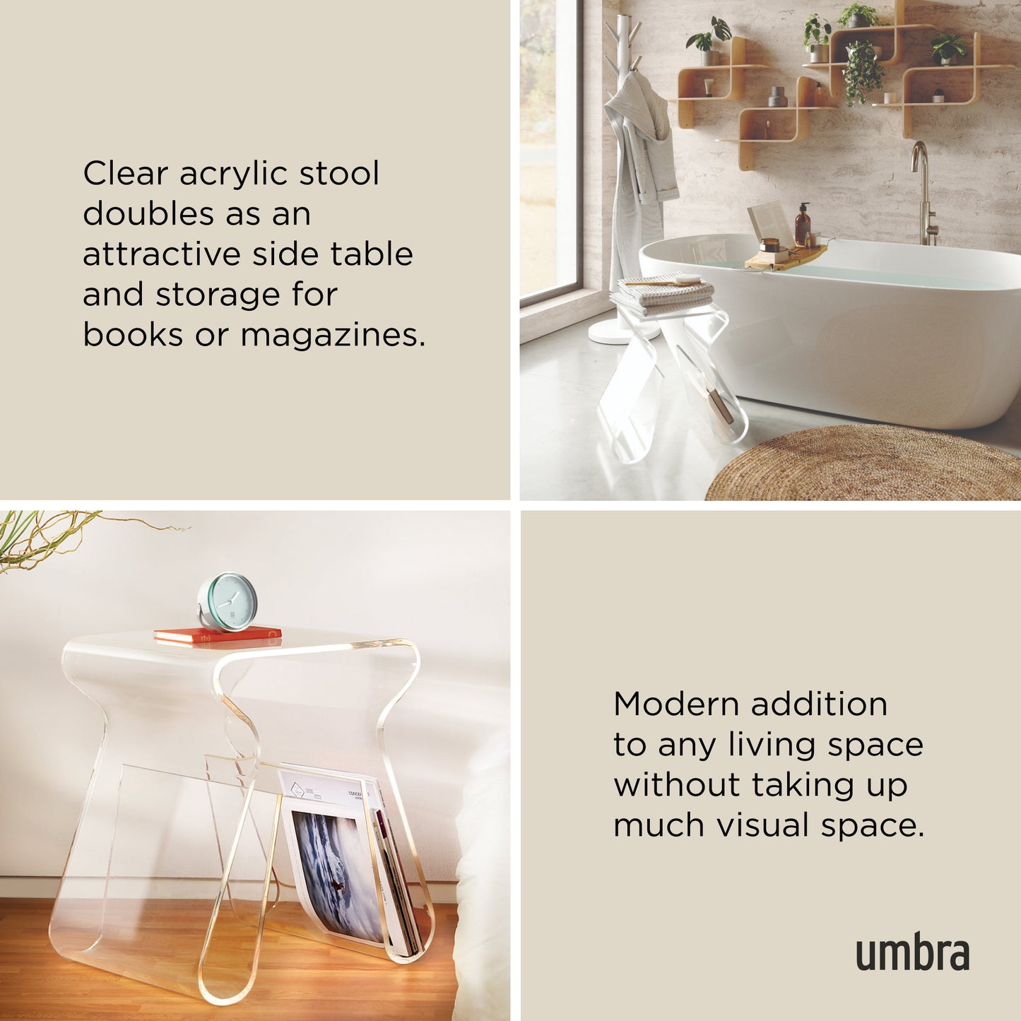 Umbra Magino Stool and Magazine Rack