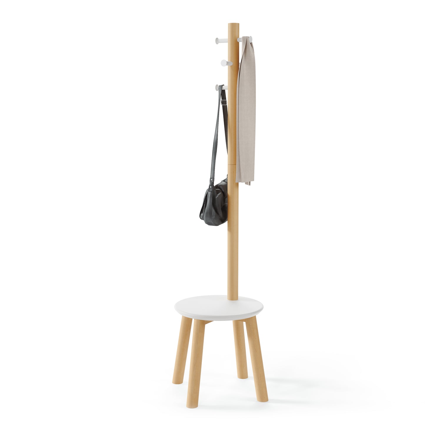 Umbra Pillar Stool and Coatrack