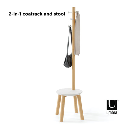 Umbra Pillar Stool and Coatrack