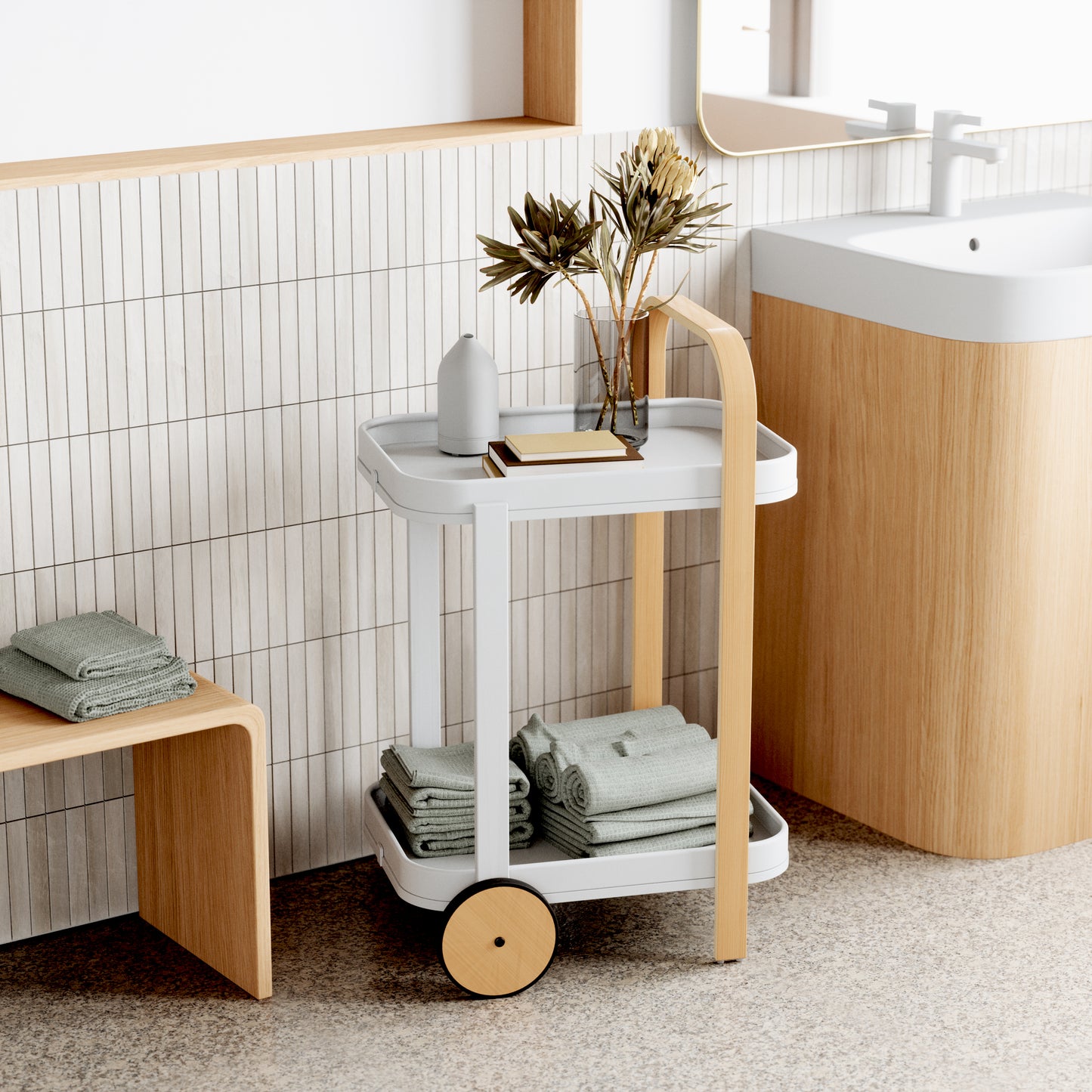 Umbra Bellwood Bar & Storage Cart