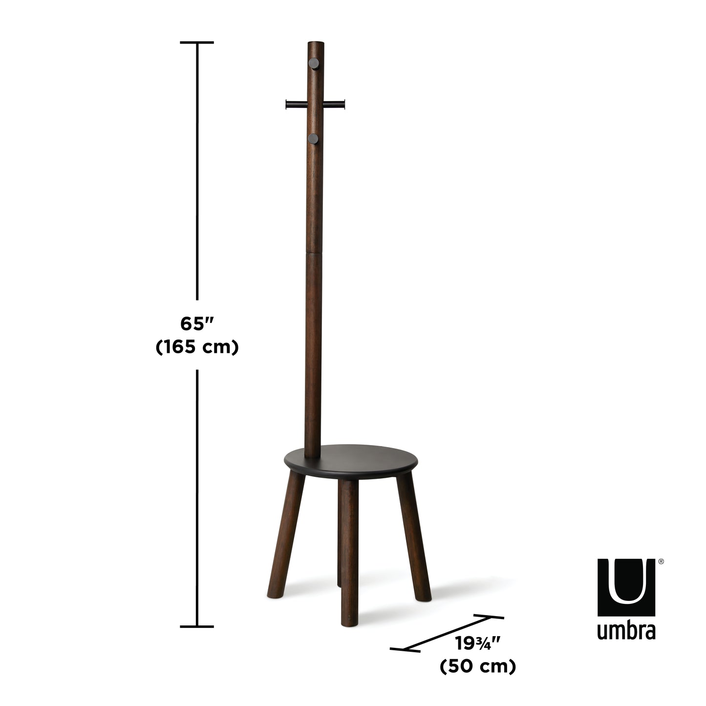Umbra Pillar Stool and Coatrack