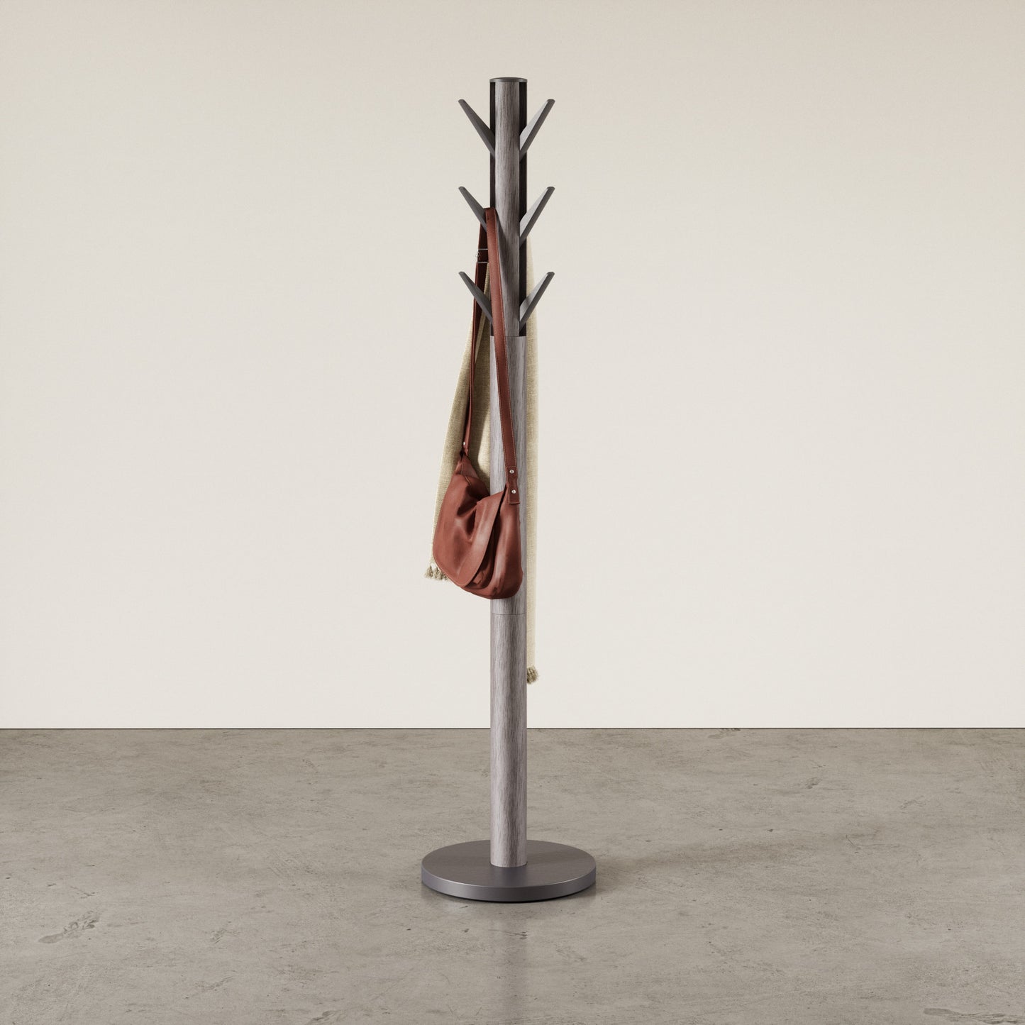 Umbra Flapper Coat Rack | Grey Great for Small Spaces