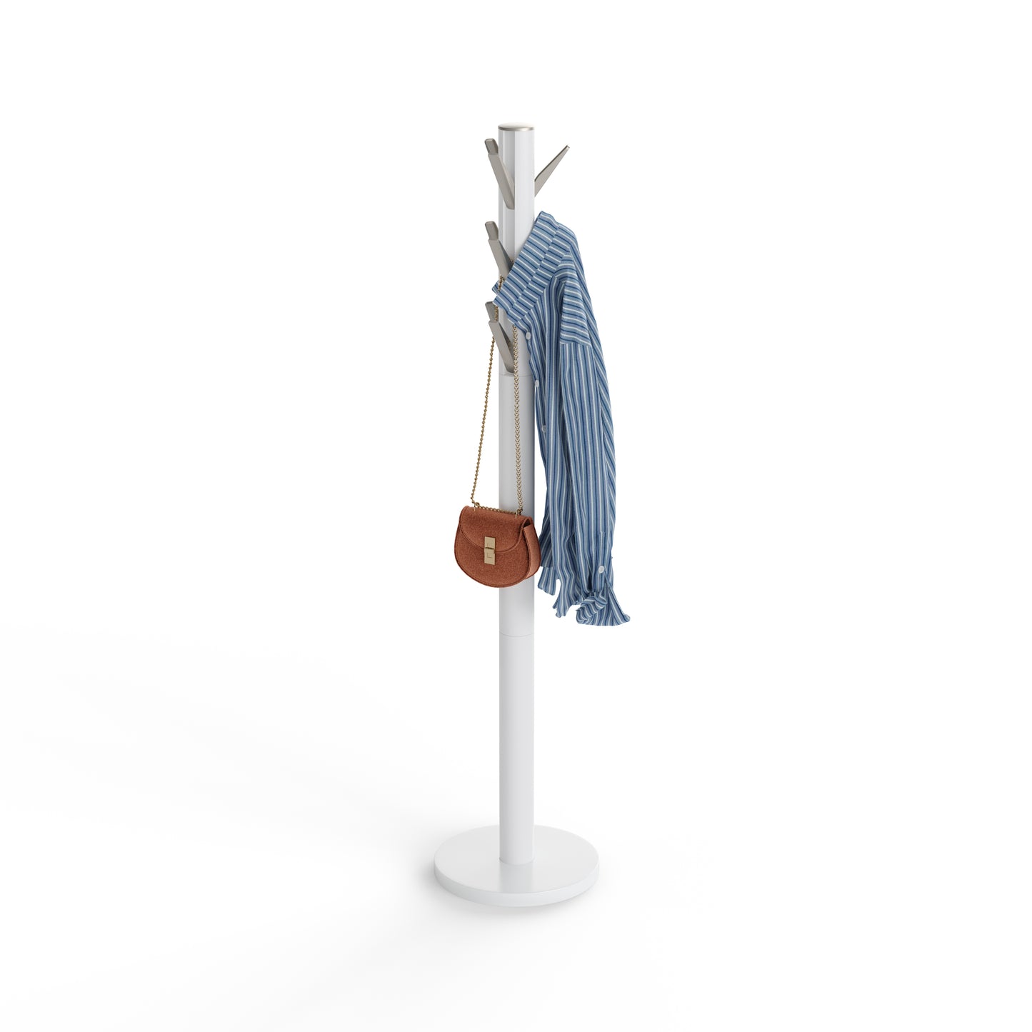 Umbra Flapper Coat Rack | White Wood Good for Small Spaces