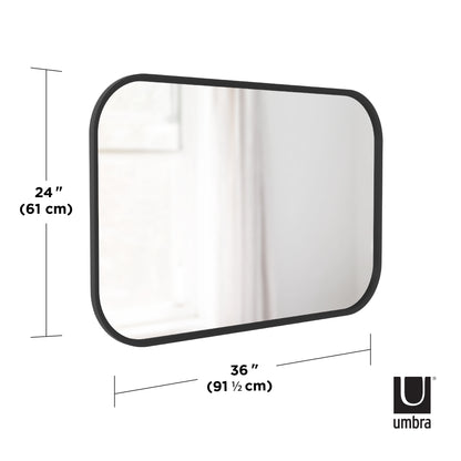Umbra Hub Rectangular Mirror 24 x 36" (61 x 91 cm)