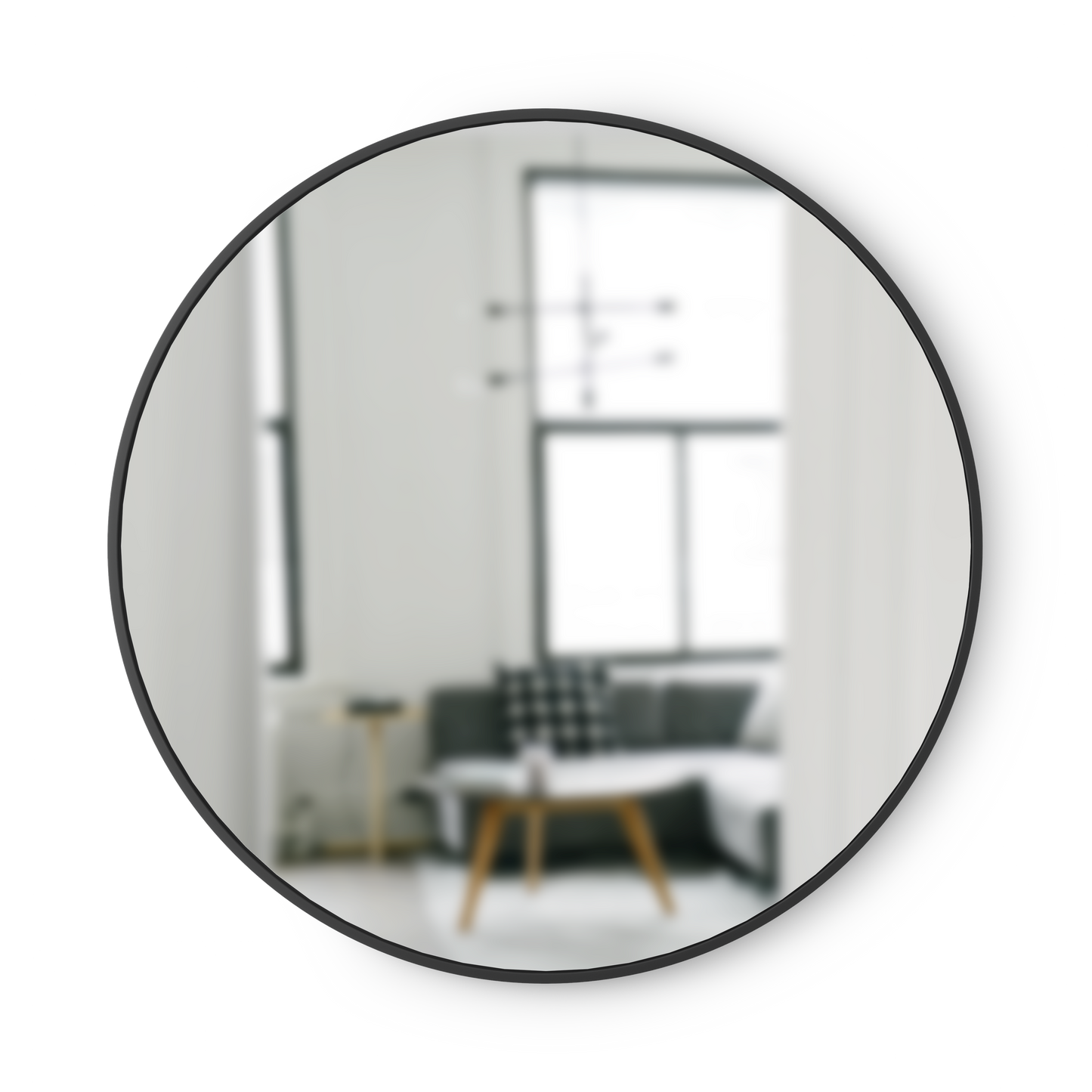 Umbra Hub Decorative  Round Wall Mirror