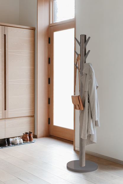 Umbra Flapper Coat Rack | Grey Great for Small Spaces