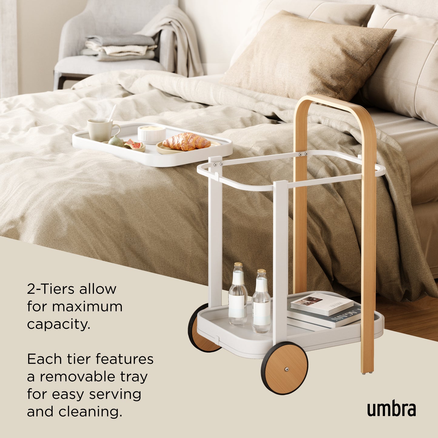 Umbra Bellwood Bar & Storage Cart
