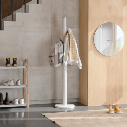 Umbra Flapper Coat Rack | White Wood Good for Small Spaces