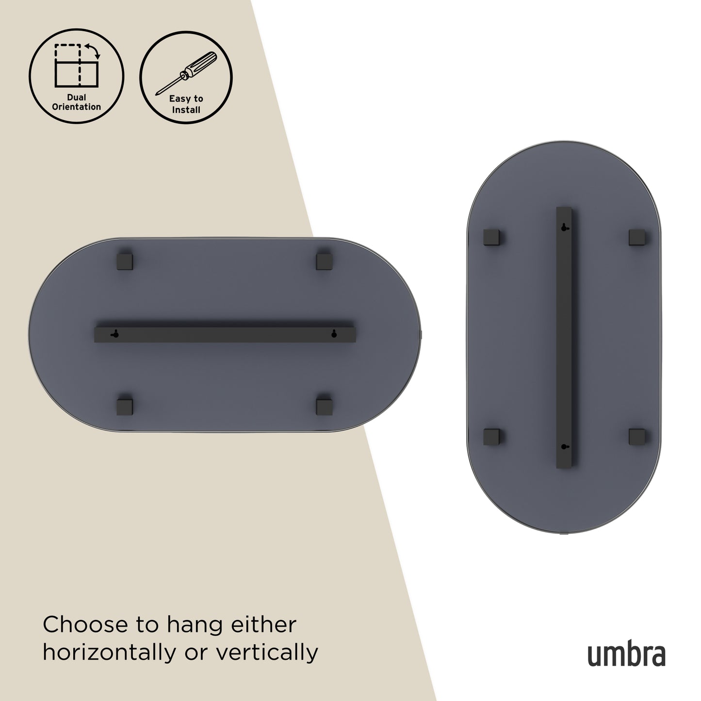 Umbra Hubba 36" Pill Mirror