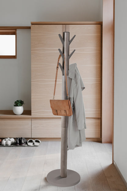 Umbra Flapper Coat Rack | Grey Great for Small Spaces