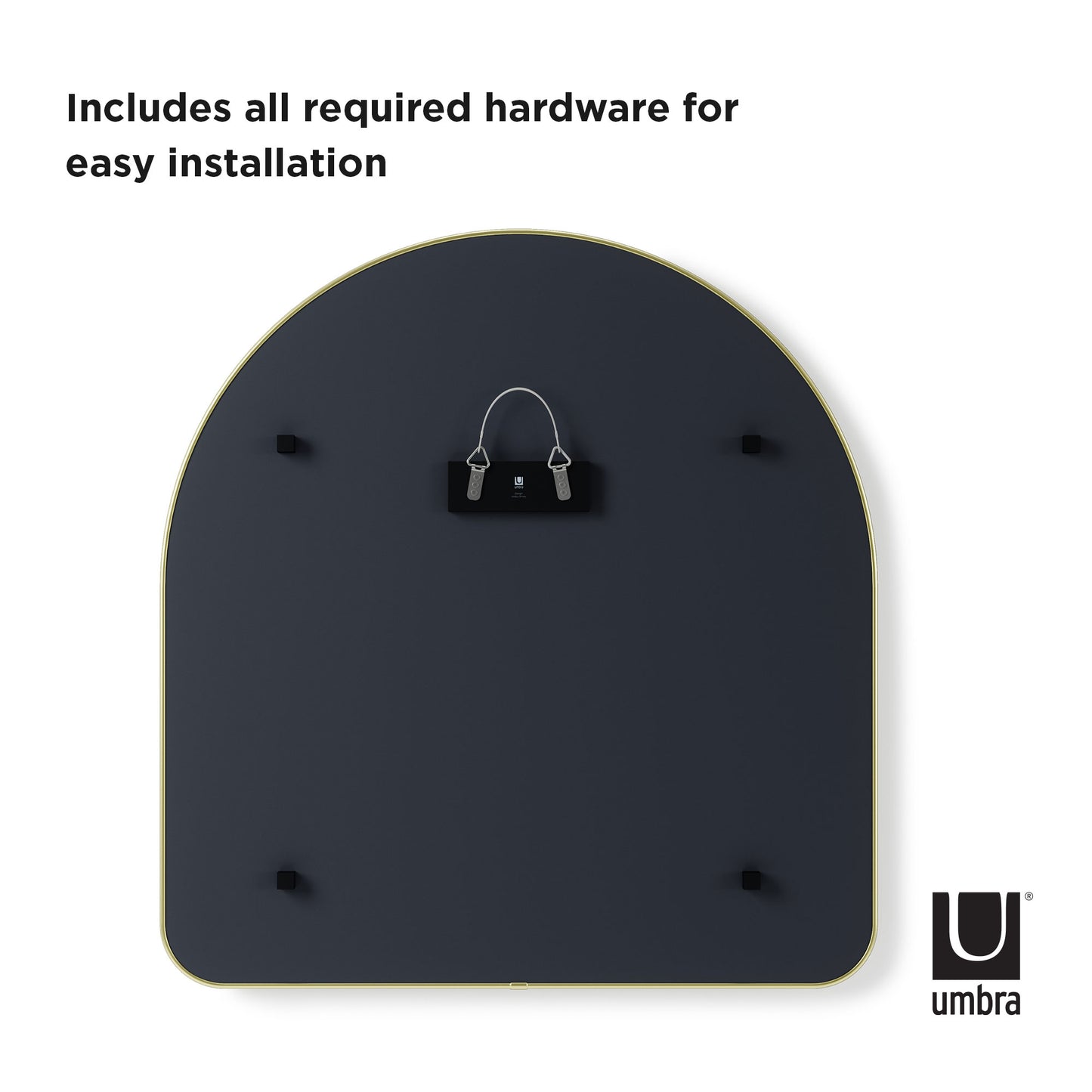 Umbra Arched 34x36" Mirror