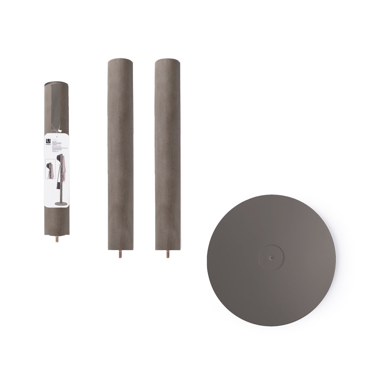 Umbra Flapper Coat Rack | Grey Great for Small Spaces