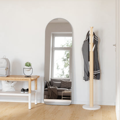 Umbra Hubba Arched 20x62" Mirror | Titanium Edge