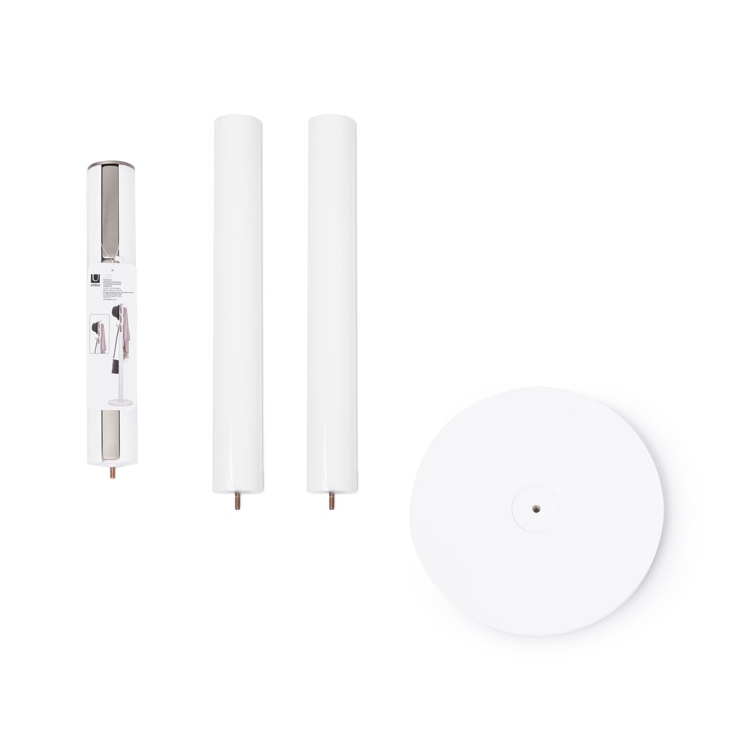 Umbra Flapper Coat Rack | White Wood Good for Small Spaces