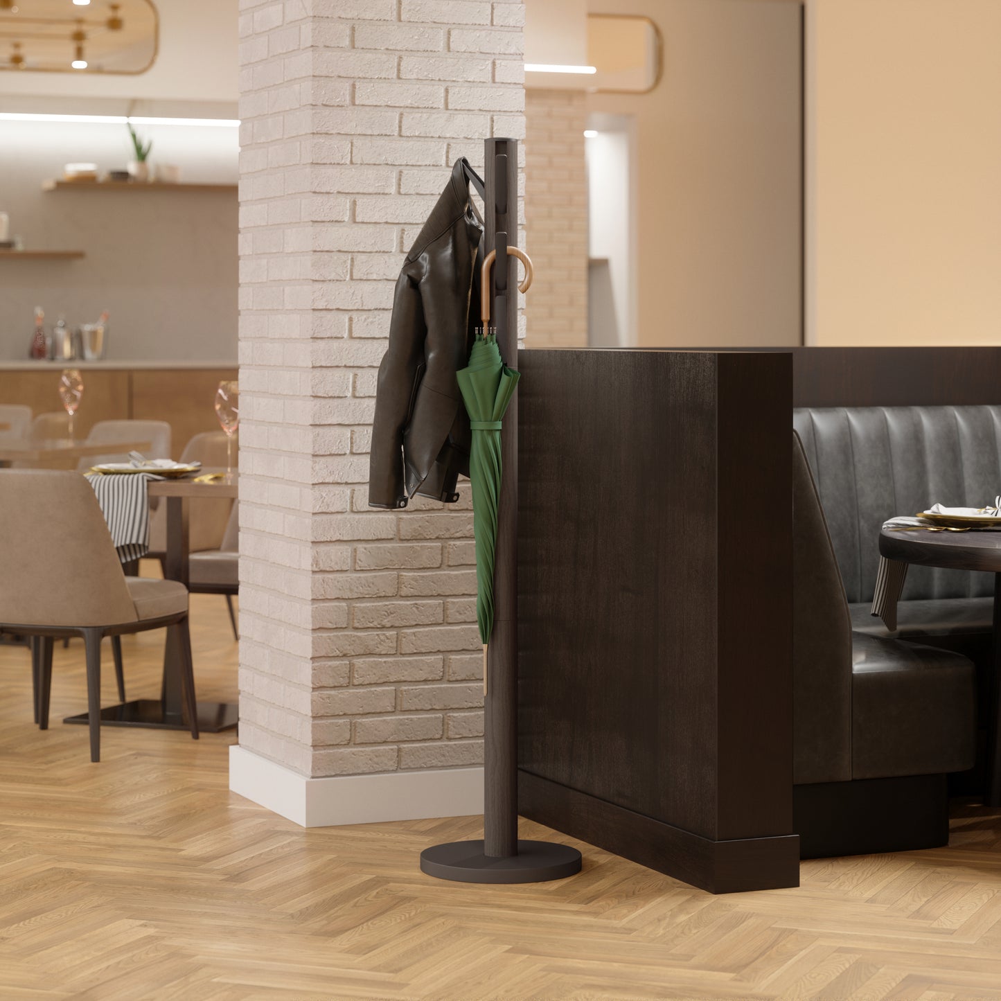 Umbra Flapper Coat Rack | Grey Great for Small Spaces