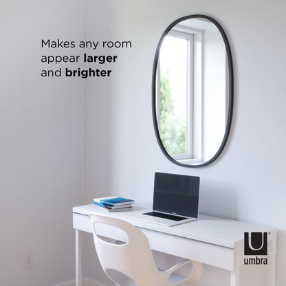 Umbra Hub Oval Wall Mirror