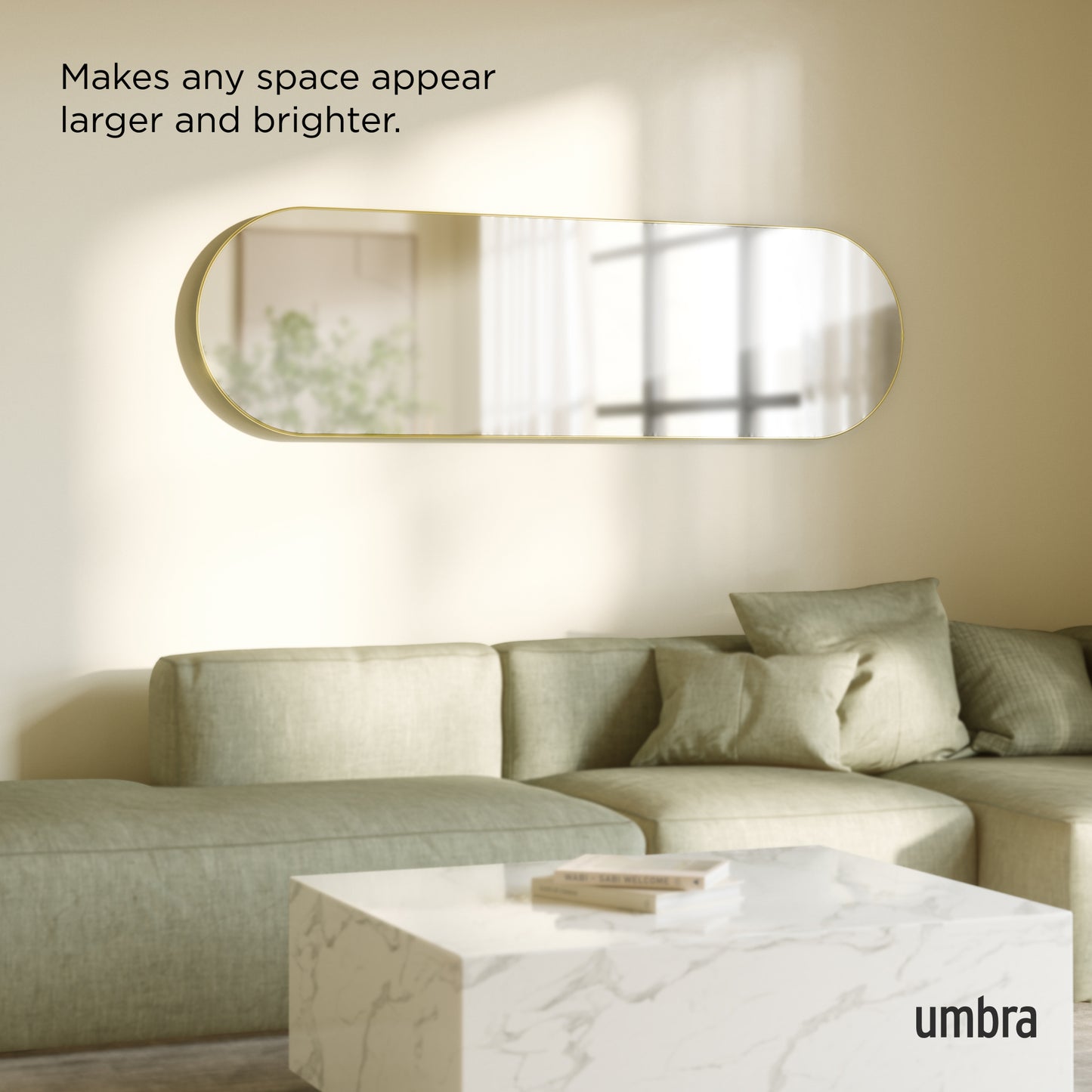 Umbra Hubba Pill 62x18 Mirror