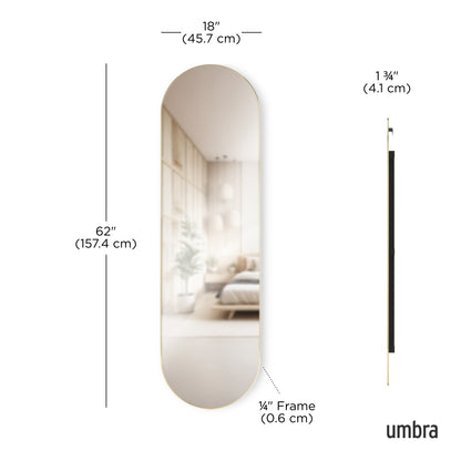 Umbra Hubba Pill 62x18 Mirror